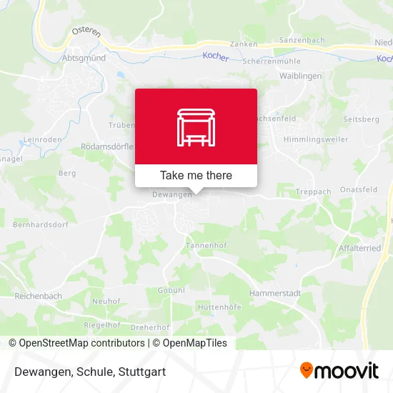 Карта Dewangen, Schule