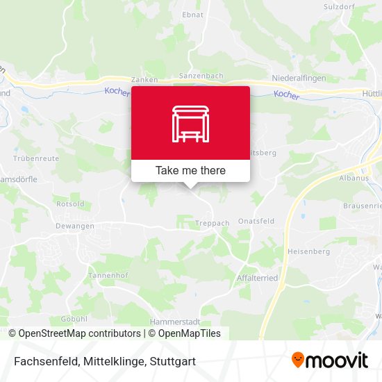 Fachsenfeld, Mittelklinge map