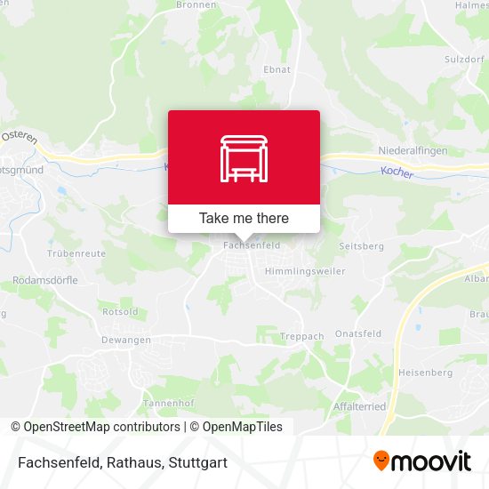 Fachsenfeld, Rathaus map