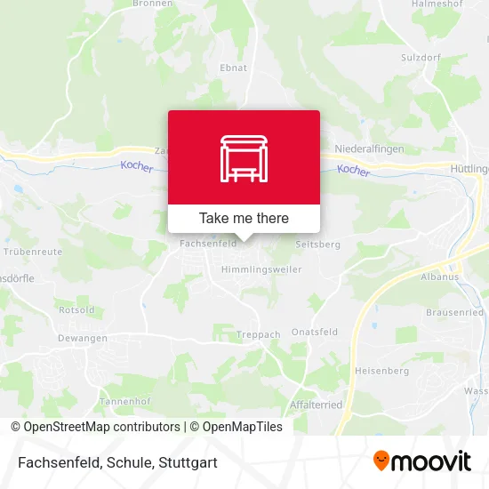 Карта Fachsenfeld, Schule