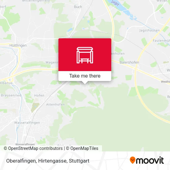 Карта Oberalfingen, Hirtengasse