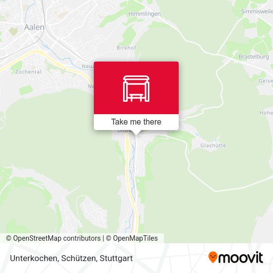 Unterkochen, Schützen map