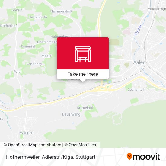 Hofherrnweiler, Adlerstr./Kiga map
