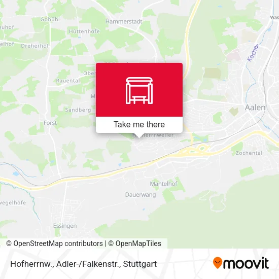 Карта Hofherrnw., Adler-/Falkenstr.
