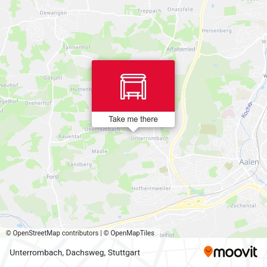 Unterrombach, Dachsweg map