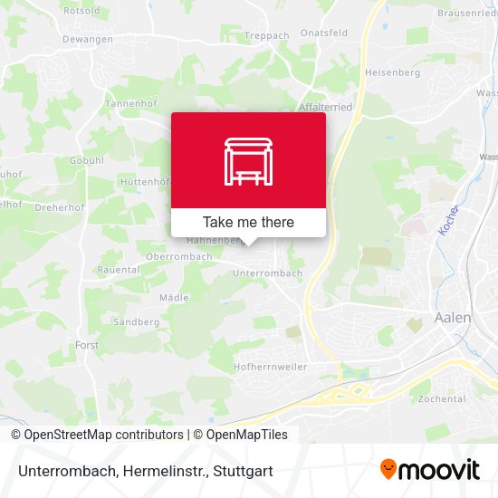 Unterrombach, Hermelinstr. map