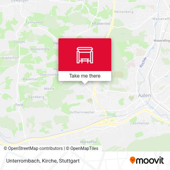 Unterrombach, Kirche map