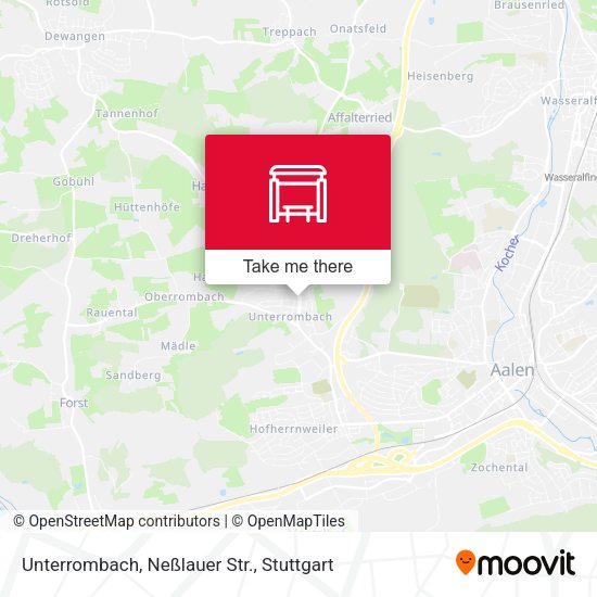 Unterrombach, Neßlauer Str. map