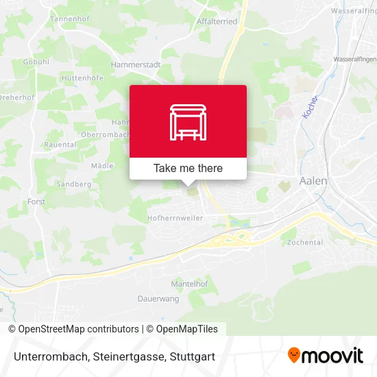 Unterrombach, Steinertgasse map