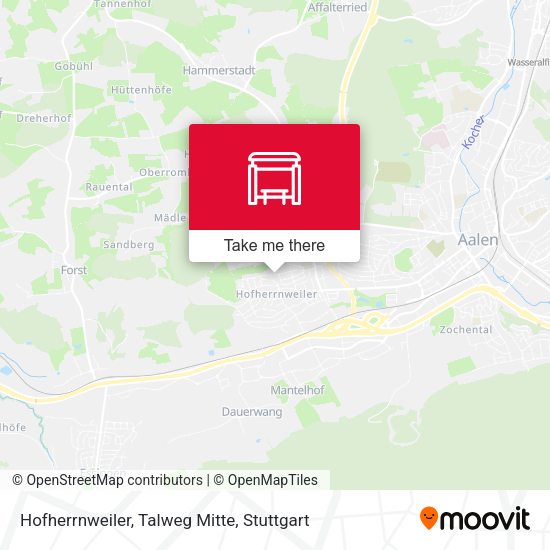 Карта Hofherrnweiler, Talweg Mitte