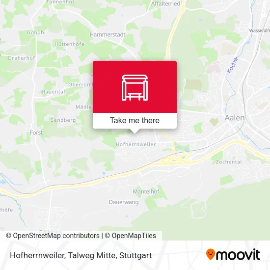 Карта Hofherrnweiler, Talweg Mitte