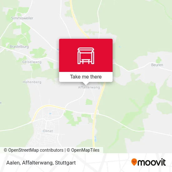 Карта Aalen, Affalterwang