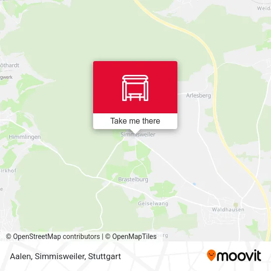 Карта Aalen, Simmisweiler