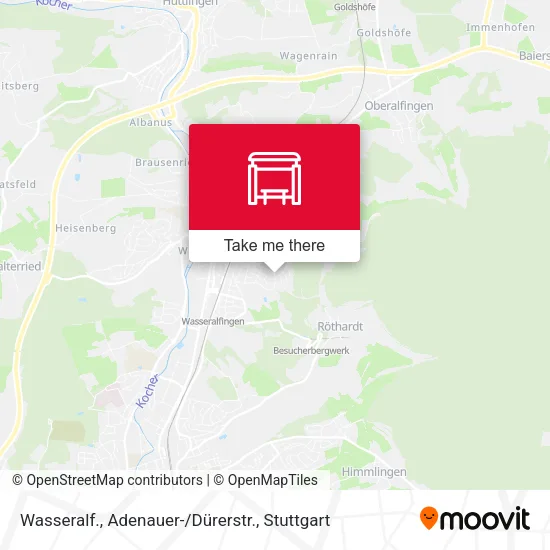 Карта Wasseralf., Adenauer- / Dürerstr.