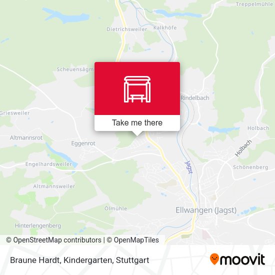 Braune Hardt, Kindergarten map