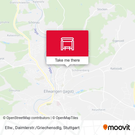 Ellw., Daimlerstr. / Griechensdlg map