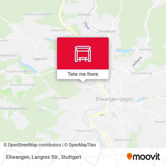 Карта Ellwangen, Langres Str.