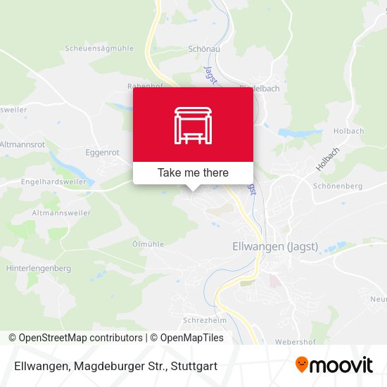 Ellwangen, Magdeburger Str. map