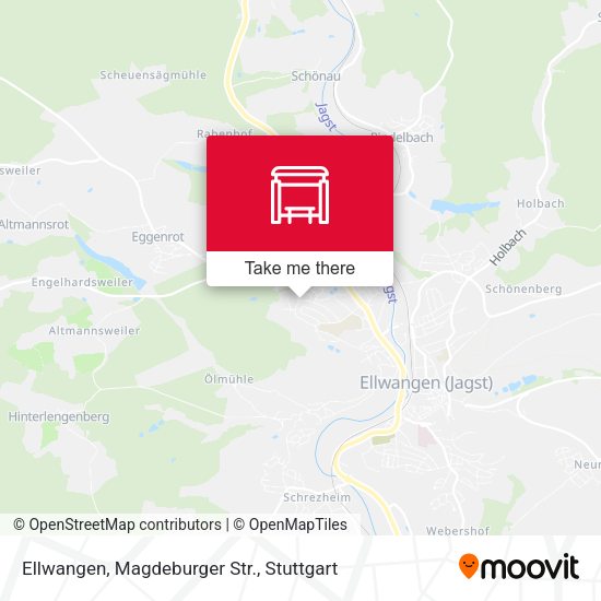 Ellwangen, Magdeburger Str. map
