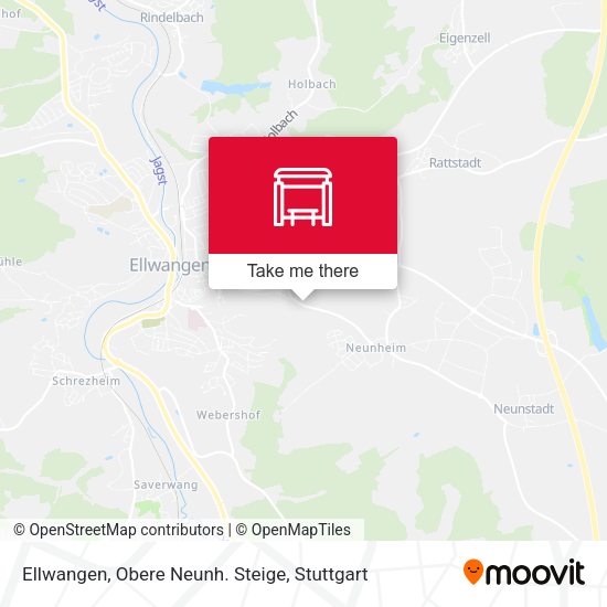 Ellwangen, Obere Neunh. Steige map