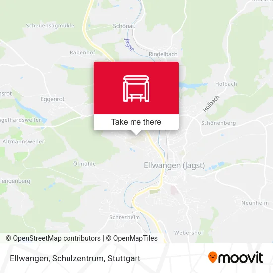 Карта Ellwangen, Schulzentrum