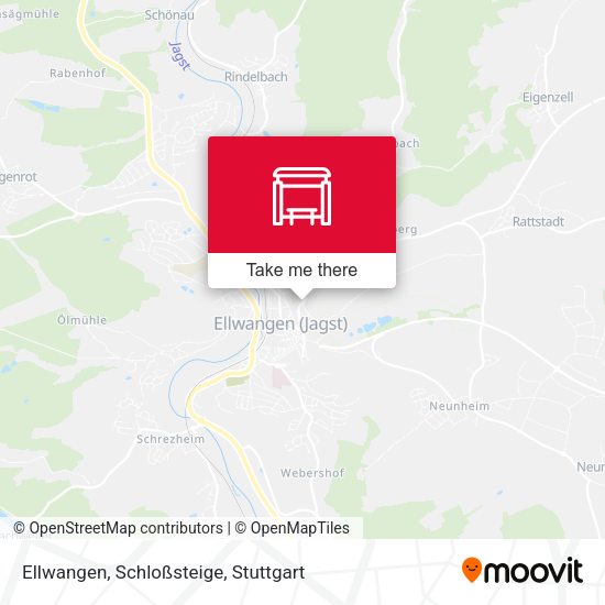 Ellwangen, Schloßsteige map