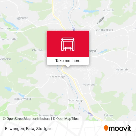 Карта Ellwangen, Eata