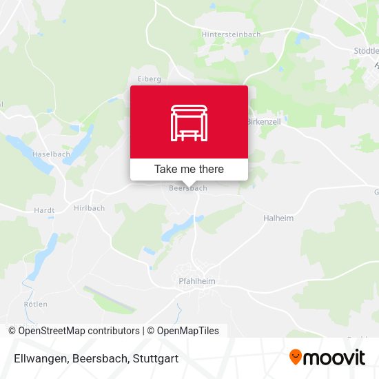 Карта Ellwangen, Beersbach
