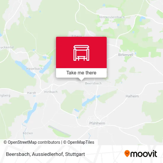 Карта Beersbach, Aussiedlerhof
