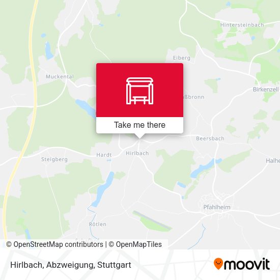 Hirlbach, Abzweigung map