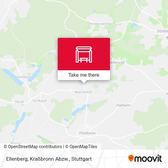 Карта Ellenberg, Kraßbronn Abzw.