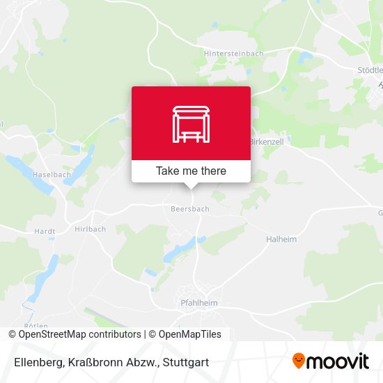 Карта Ellenberg, Kraßbronn Abzw.