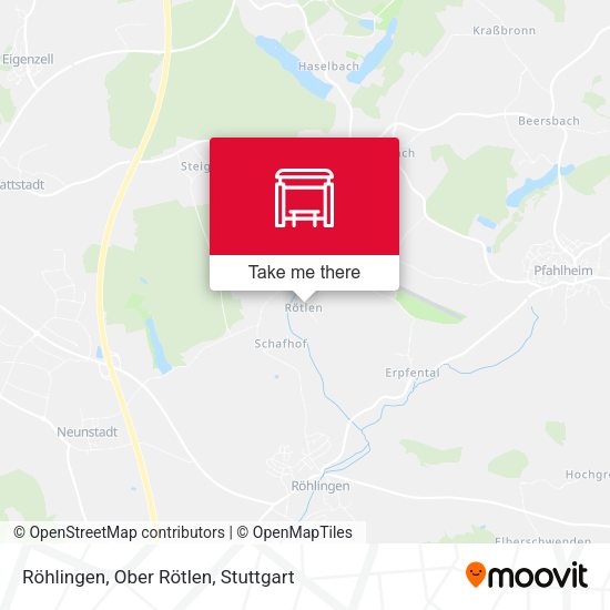 Röhlingen, Ober Rötlen map