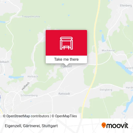 Карта Eigenzell, Gärtnerei