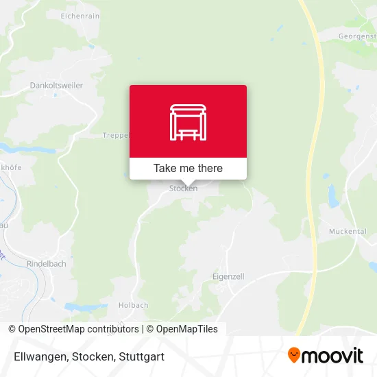 Карта Ellwangen, Stocken