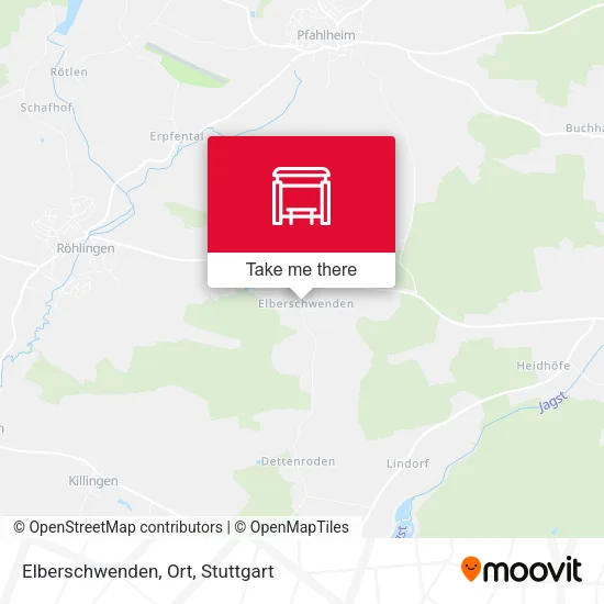 Карта Elberschwenden, Ort