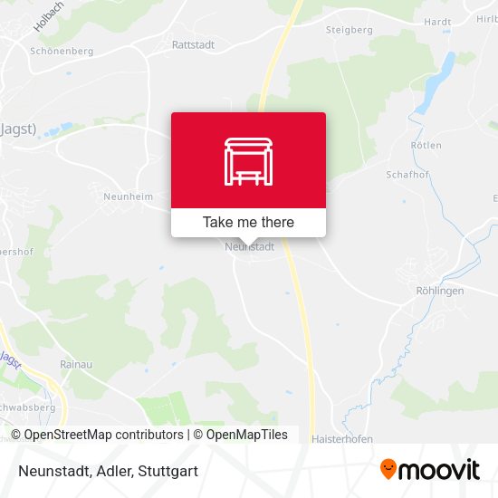 Карта Neunstadt, Adler