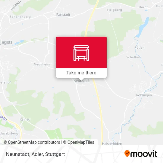 Карта Neunstadt, Adler
