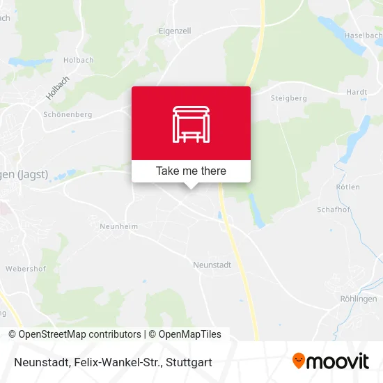 Neunstadt, Felix-Wankel-Str. map