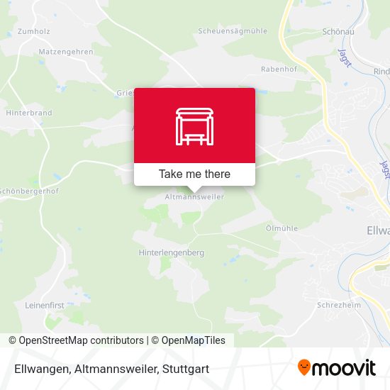 Ellwangen, Altmannsweiler map