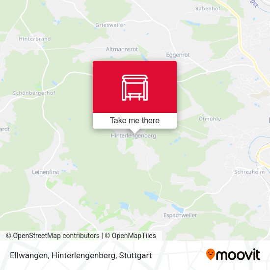 Ellwangen, Hinterlengenberg map