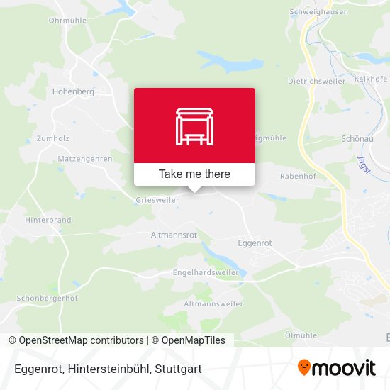 Карта Eggenrot, Hintersteinbühl