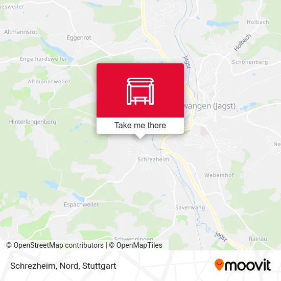 Карта Schrezheim, Nord