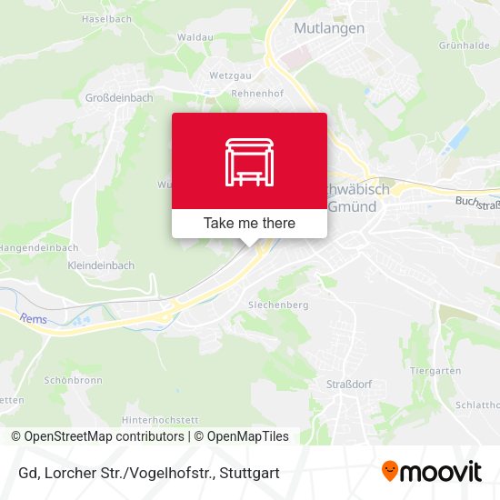 Карта Gd, Lorcher Str./Vogelhofstr.