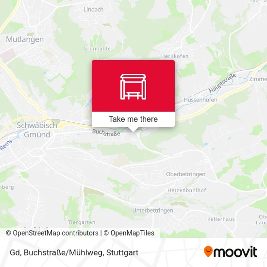 Карта Gd, Buchstraße/Mühlweg