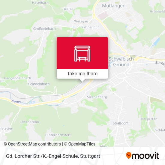 Карта Gd, Lorcher Str. / K.-Engel-Schule