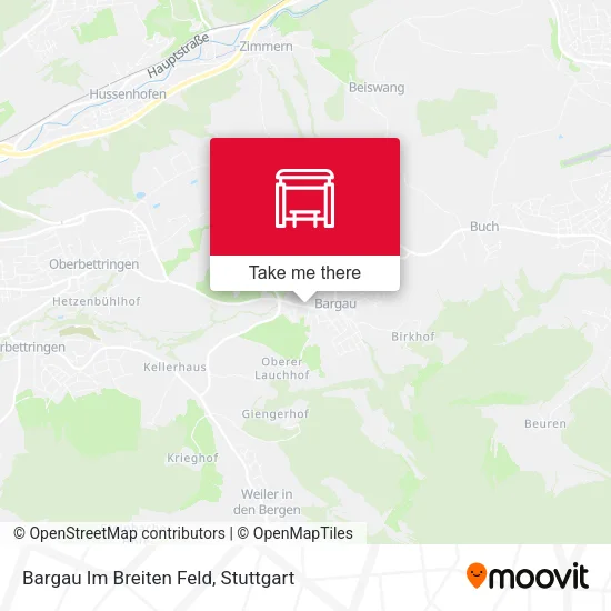 Карта Bargau Im Breiten Feld