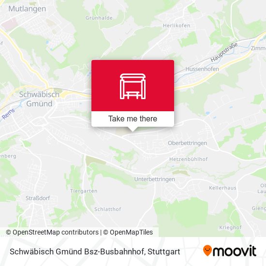 Schwäbisch Gmünd Bsz-Busbahnhof map