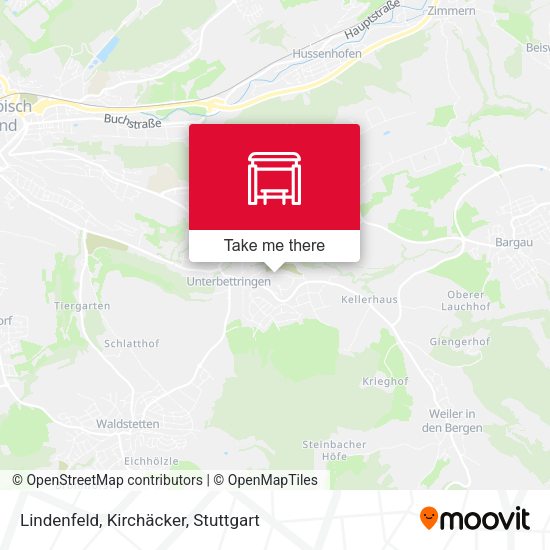 Lindenfeld, Kirchäcker map
