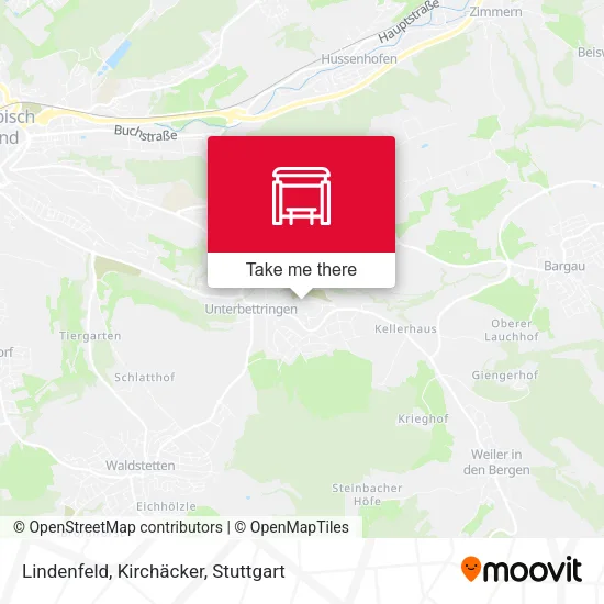 Карта Lindenfeld, Kirchäcker